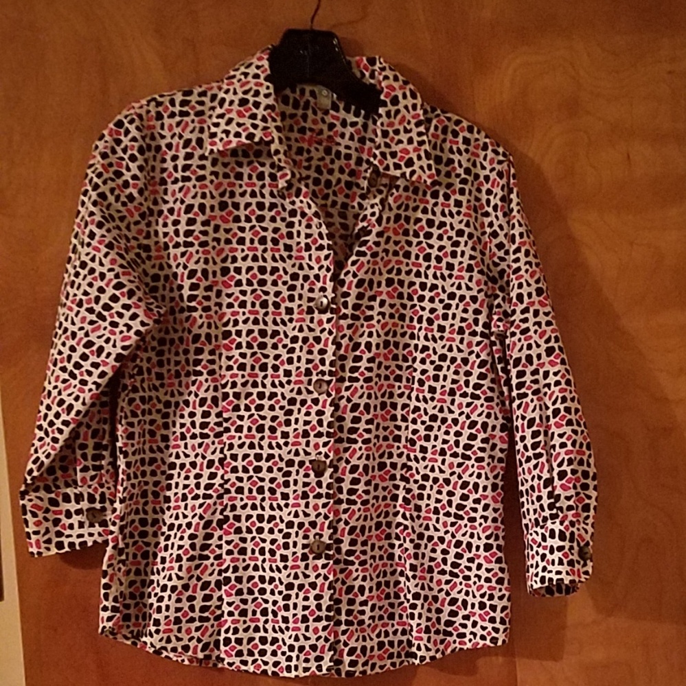 Foxcroft Button Up Blouse - image 1